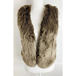 Madewell • Vegan Faux Fur Brown Vest